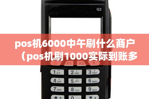pos機(jī)6000中午刷什么商戶(pos機(jī)刷1000實際到賬多少) pos機(jī)6000中午刷什么商戶(pos機(jī)刷1000實際到賬多少)